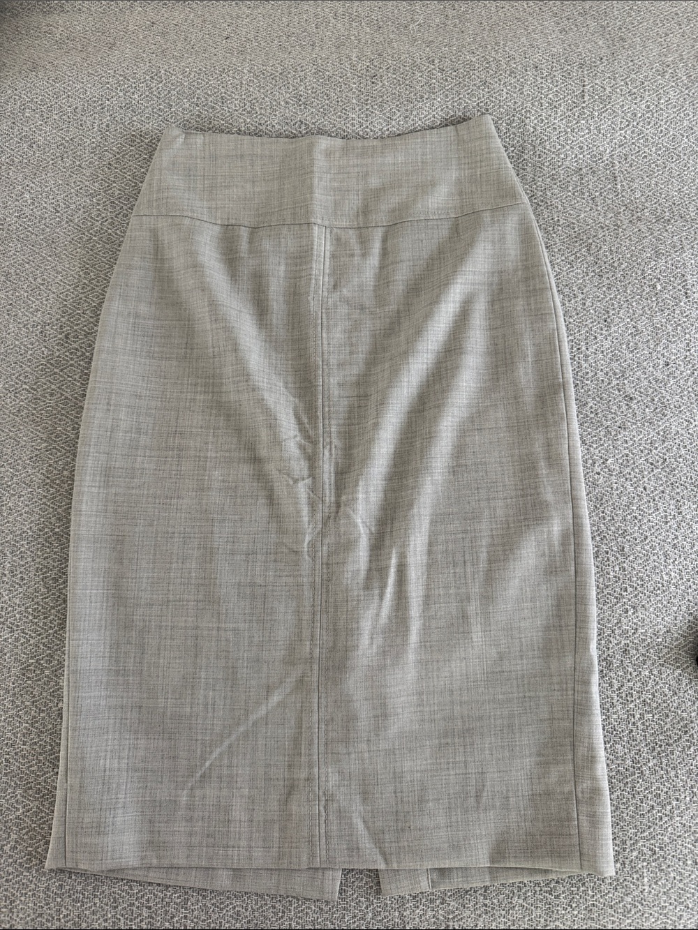 J. Crew Light Gray Tweed Pencil Skirt